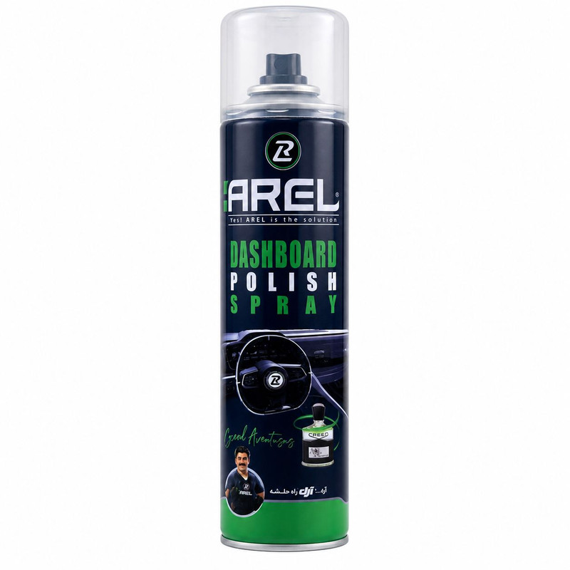 اسپری پولیش داشبورد خودرو آرل Arel مدل Polish Creed Aventus حجم 300 میلی لیتر