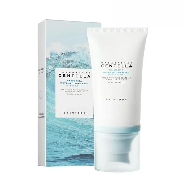 کرم ضد آفتاب سنتلا Centella اصل Skin 1004 با SPF 50 مدل Hyalu Cica