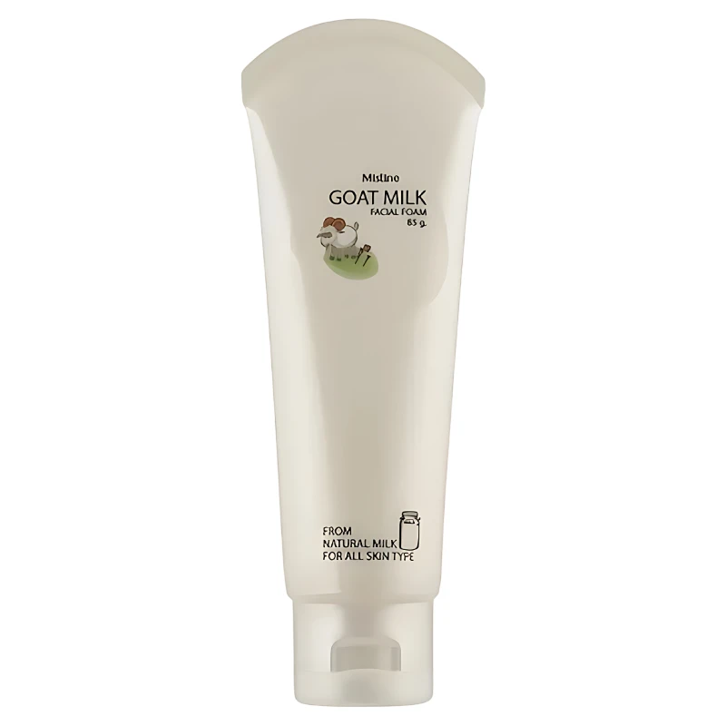 فوم شستشوی صورت شیر بز میستین Mistine مدل Goat Milk Facial Foam حجم 85 میلی لیتر