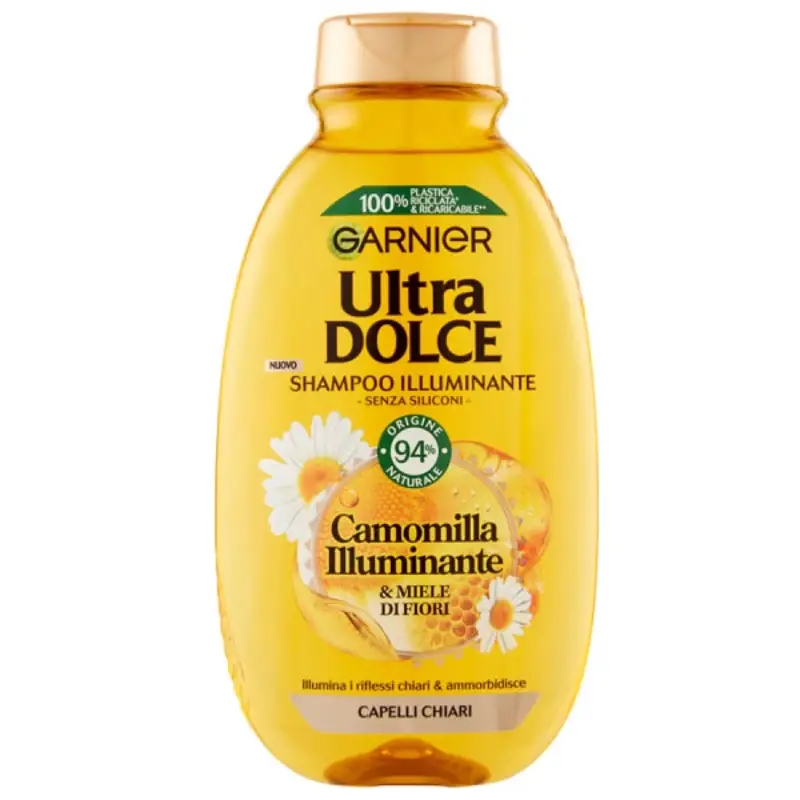 شامپو عسل و بابونه گارنیر Garnier اولترادو Ultra Dolce درخشان کننده