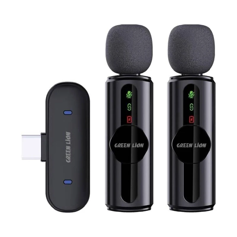 میکروفون بیسیم گرین لاین Green Lion مدل GM-76X 3in1