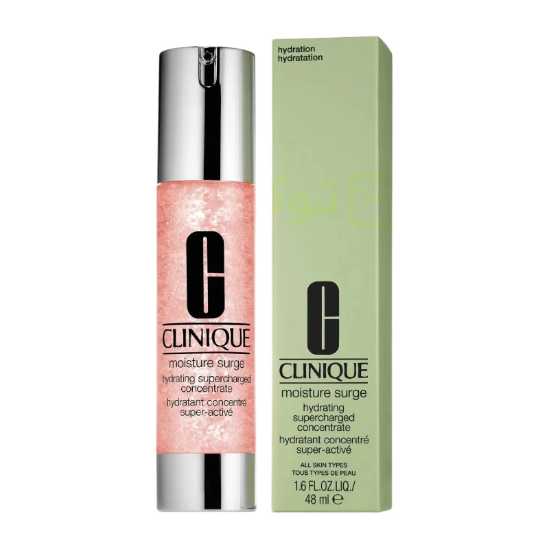 ژل آبرسان سوپر شارژر کلینیک Clinique مدل Moisture Surge Hydrating Supercharged Concentrate حجم 48 میل