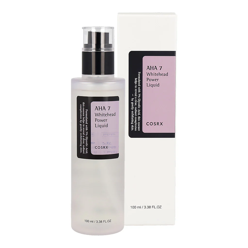اسنس ضد جوش سر سفید کوزارکس Cosrx مدل AHA 7 Whitehead Power Liquid حجم 100 میل