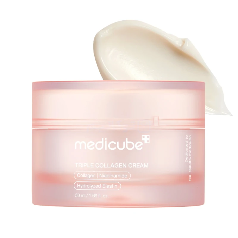 کرم سه گانه کلاژن مدی کیوب Medicube مدل Triple Collagen Cream حجم 50 میل